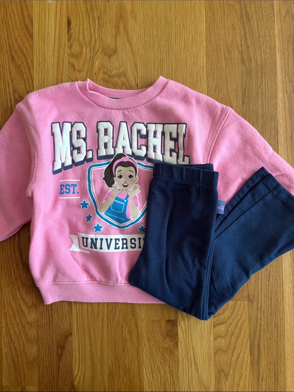 2T Ms. Rachel Sweatshirt and Flare Leg Jeggings Set